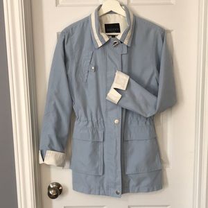 Sequence Ladies Lightweight Jacket Blue w/White Trim; Fully Lined; Vintage